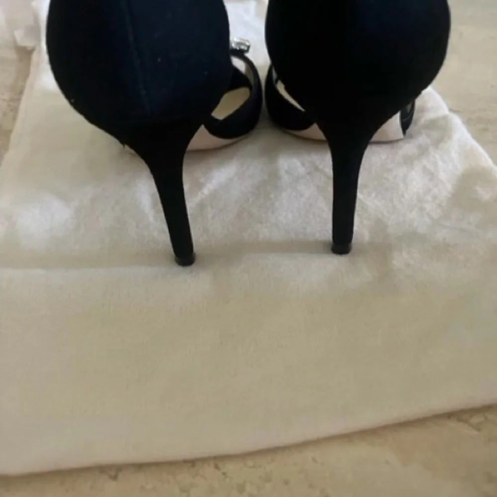 PRICE DROP!! 
Jimmy Choo Black Heels with Crystal Embellishments - Picture 3 of 8